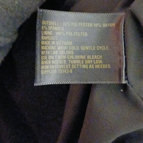 Worthington Petite Black Sheath Dress - Size 4P - Picture 4 of 11